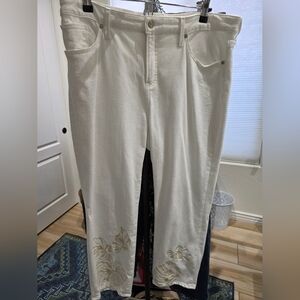 Chico's White Slimming Jeans